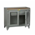 Little Giant Counter Height Bench Cabinet, 36"W, Solid Doors, Hardboard MHP-LL-2D2436HD